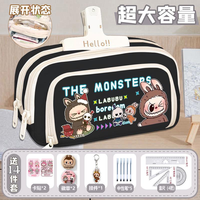 

Пенал для учнів початкової школи Пенал з високою цінністю Велика місткість Мультяшний пенал