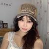 American Style Vintage Baseball Cap ROCK Embroidery Peaked Cap Casual Tattered Jeans Sun Hat  Men