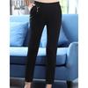 Women's Elastic Waist Straight-Leg Trousers