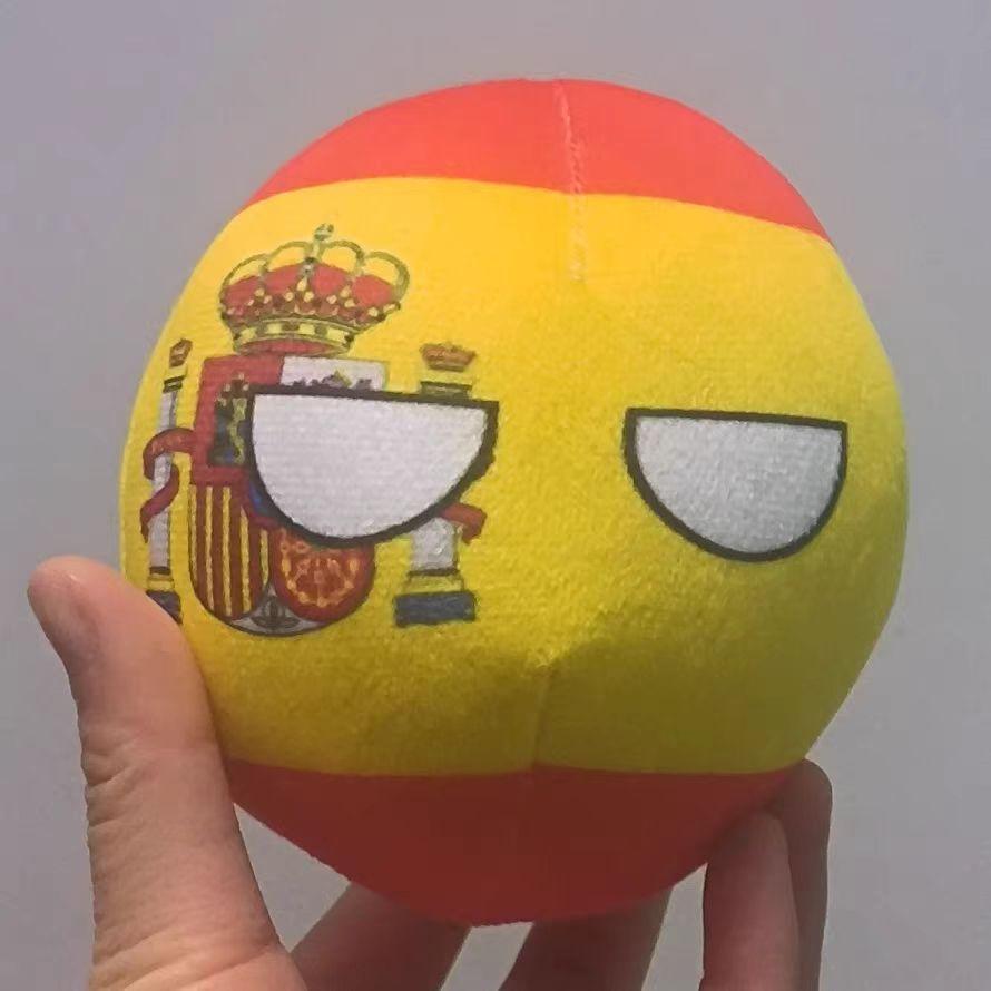 10cm Poľsko guľa plyšový vankúš Bangladéš Írsko Anglicko Škótsko Portoriko Srbsko Wales Nepál Countryball Hračka Darček