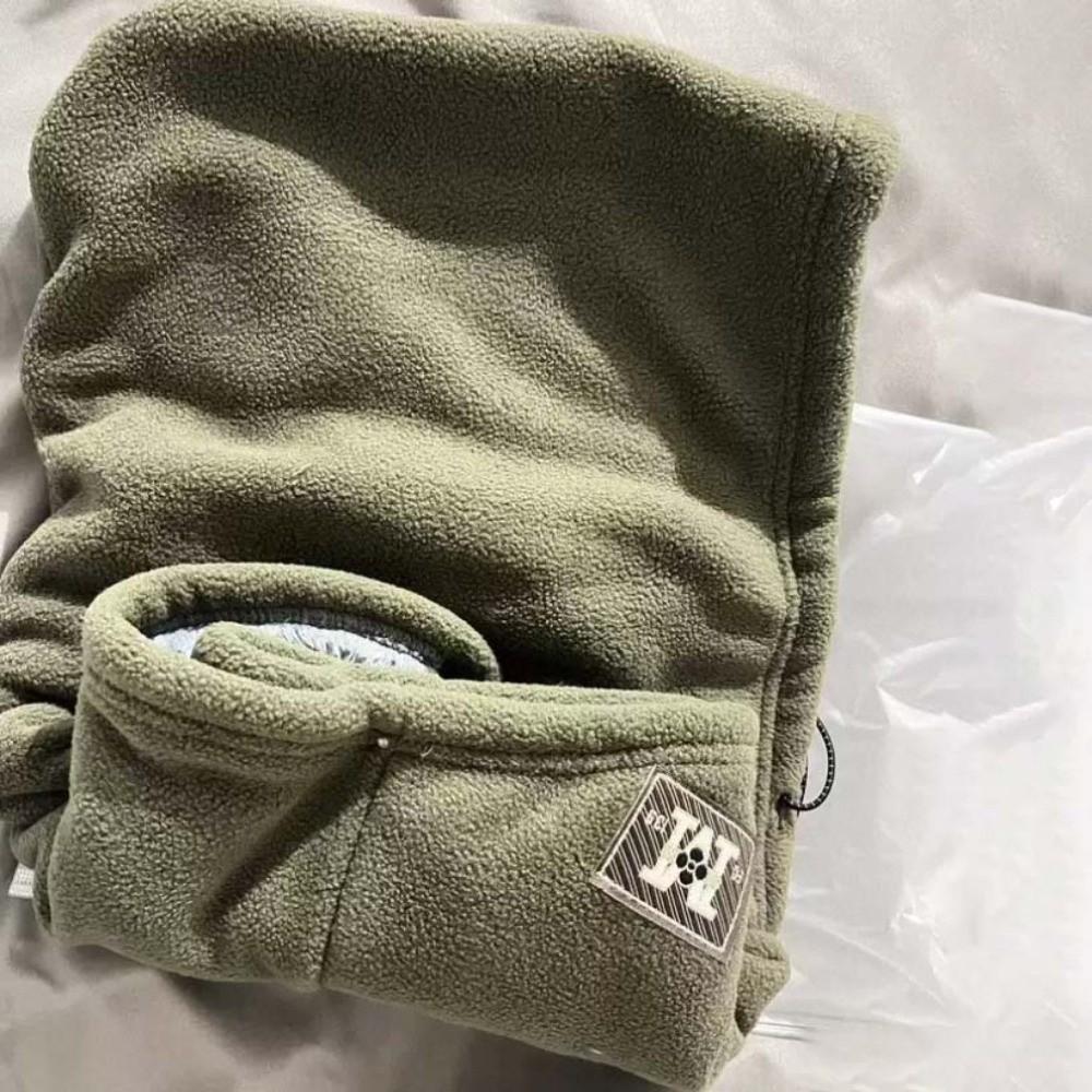 Warmer Hooded Neck Cap Drawstring Winter Pullover Cap Casual Men Helmet Hat  Outdoor