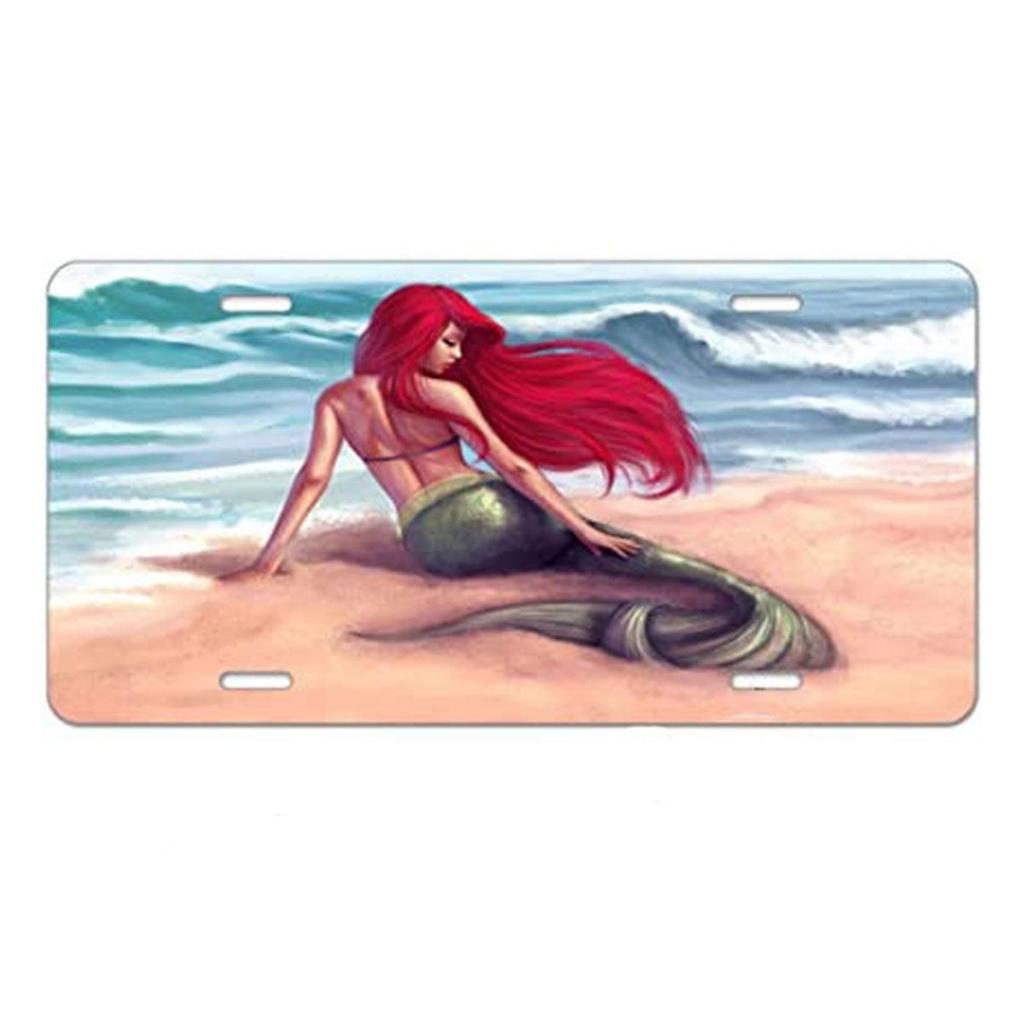 Sublimation Printed US Standard License Plate Metal Sign, 12x6 Inches, Hot-Selling Design