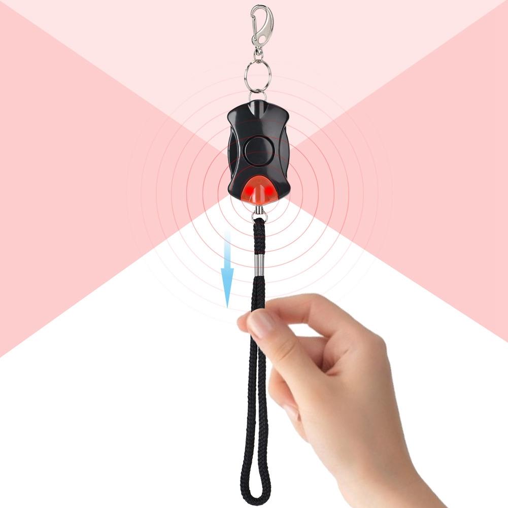 130db Personal Security Alarm Keychain Emergency Self Defense Safe Siren