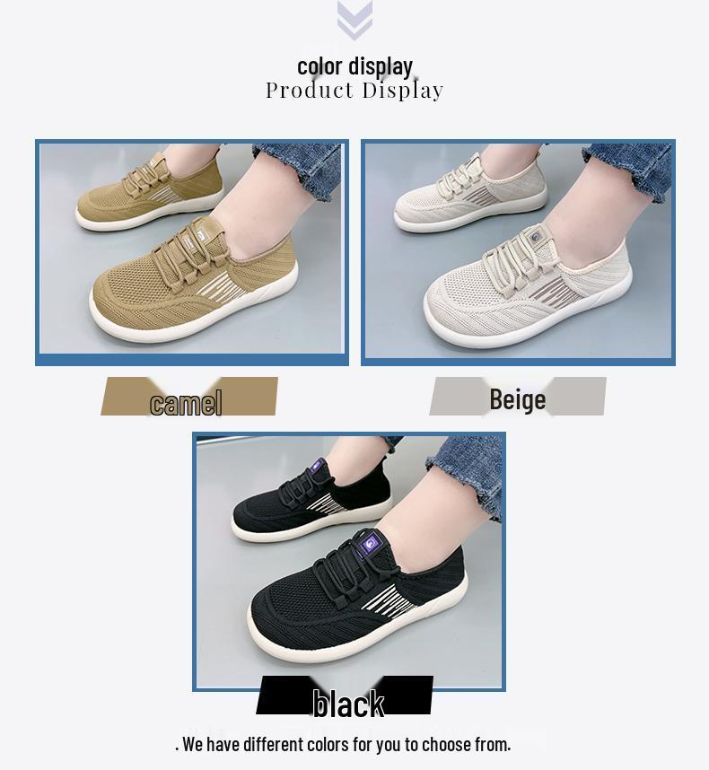 Women's Lightweight Spring Fly-knit Casual Shoes for Walking