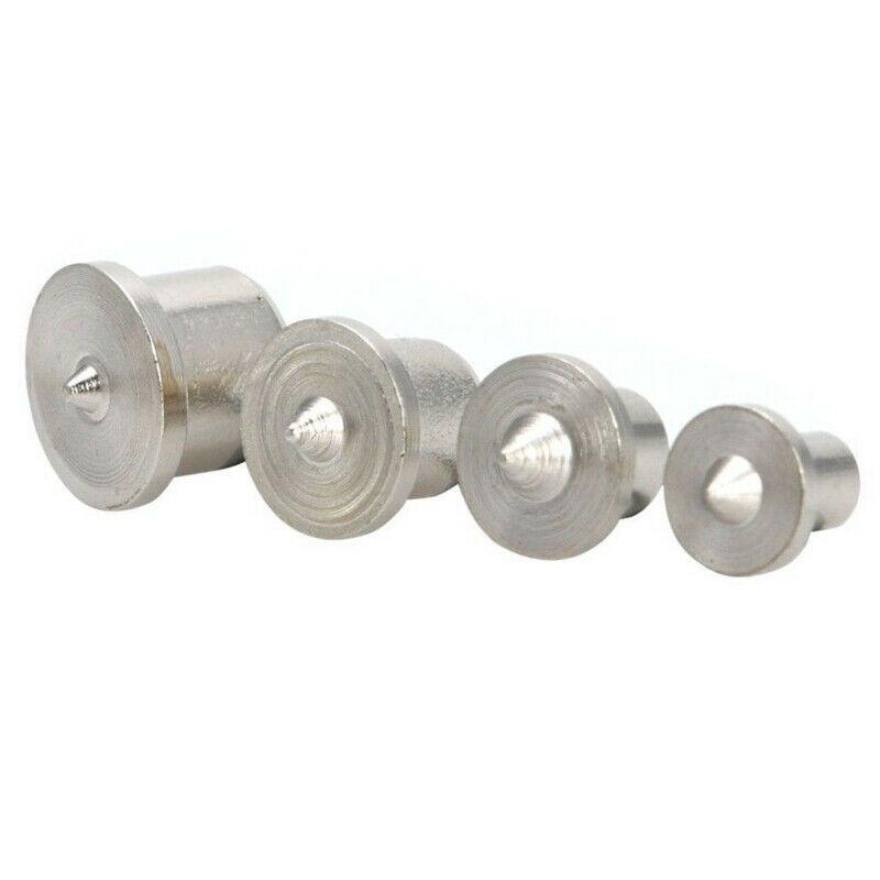 4Pcs/Set Dowel Tenon Center Set Woodworking Top Locator Roundwood Punch Wooden Furniture Centering Point