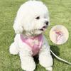 Small Dog Harness and Leash Sets Spring Summer Cute Butterfly Cat Harness and Leash Sets Breathable Dog Harness for Small Dog