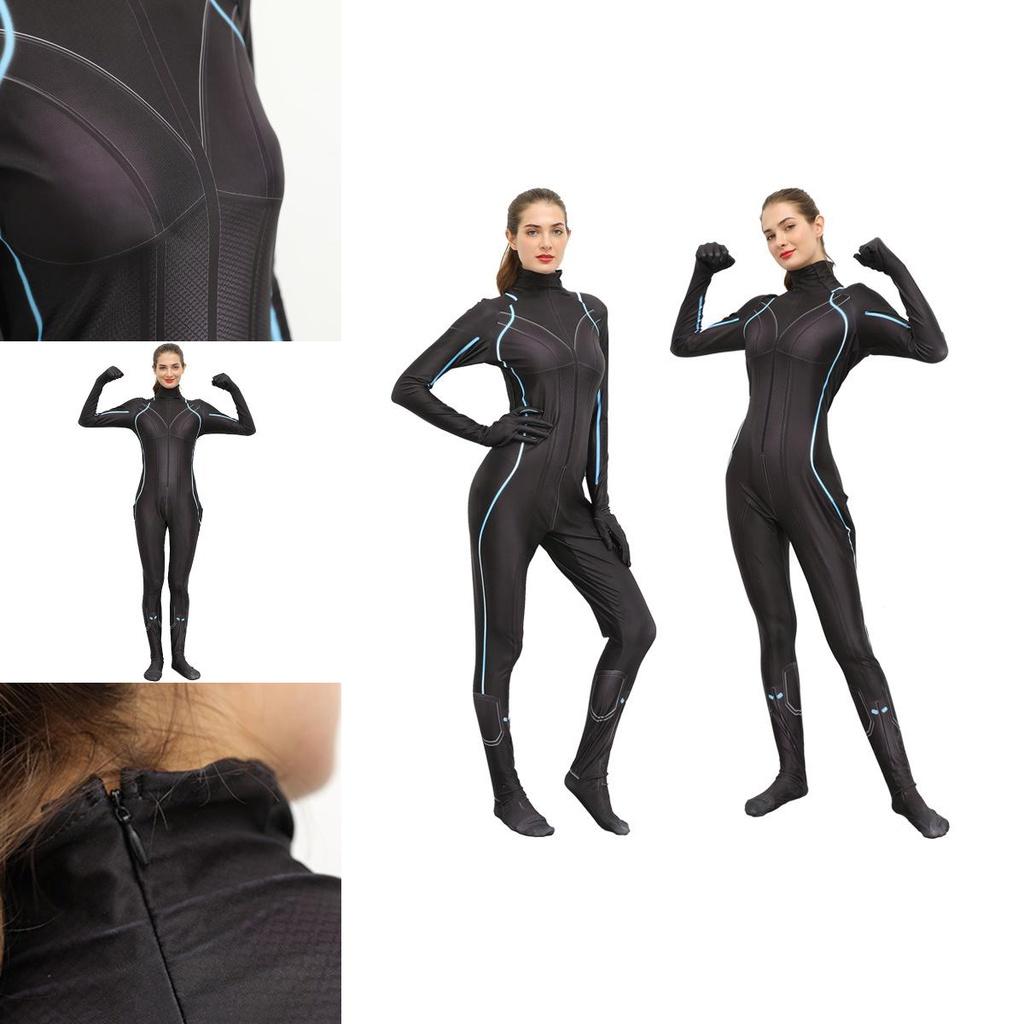 Exquisiter Black Widow Natasha Romanoff Kostüm-Jumpsuit für ultimatives Cosplay