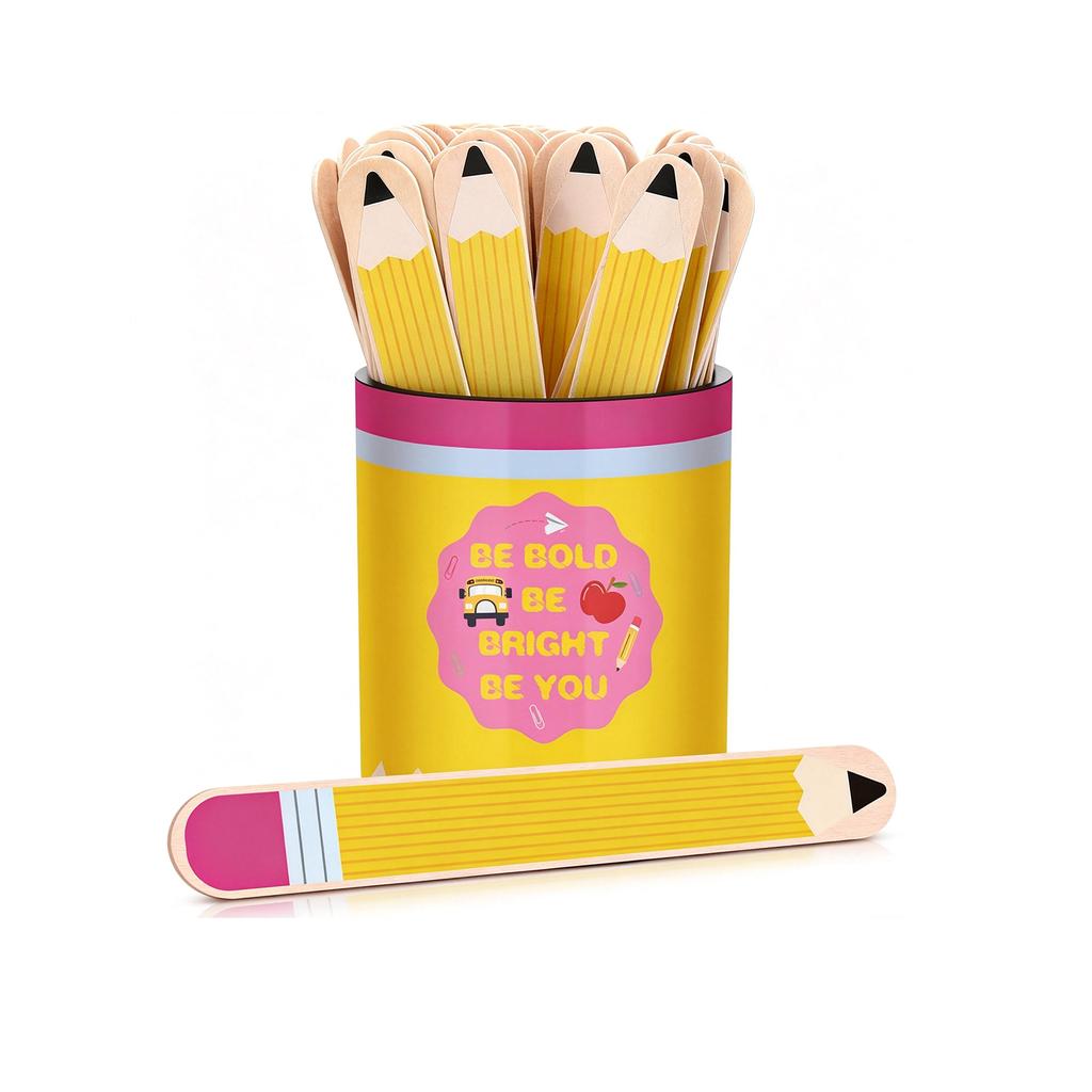 121 Pencil Shape Sticks with Storage Cup for Home and
