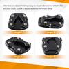 #558E Motorcycle Kickstand Extension Foot Side Stand Enlarge Plate Pad for CFMOTO 450MT 450 MT 2024 2025 Accessories,C (Black)