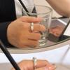Elegant Water Drop Adjustable Ring for Women - Light Luxury & Fashionable Index Finger Accessory