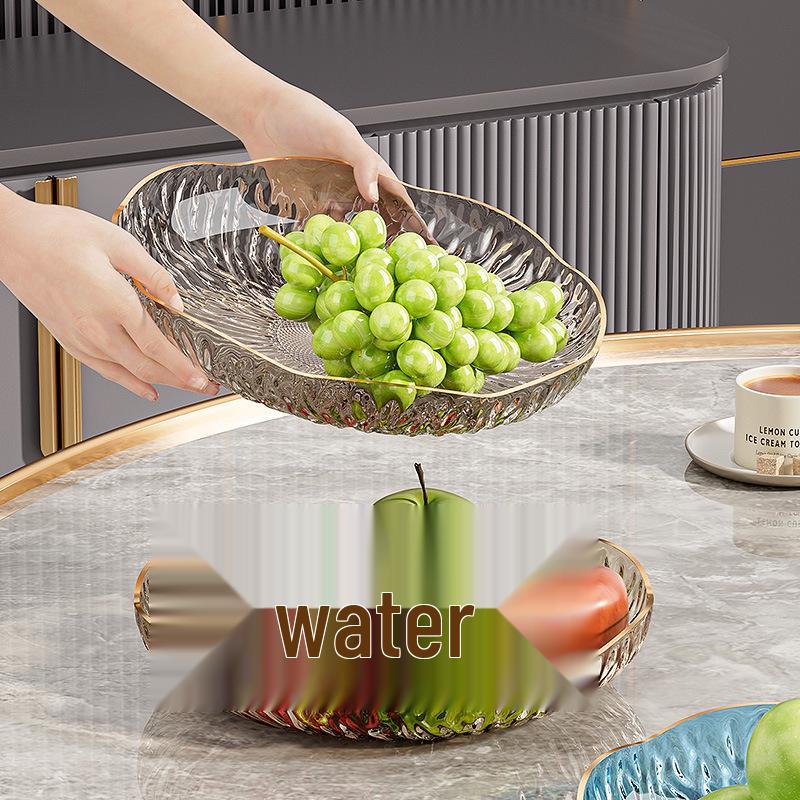 Elegant Flower-Shaped Plastic Fruit and Dessert Plate for Daily Use