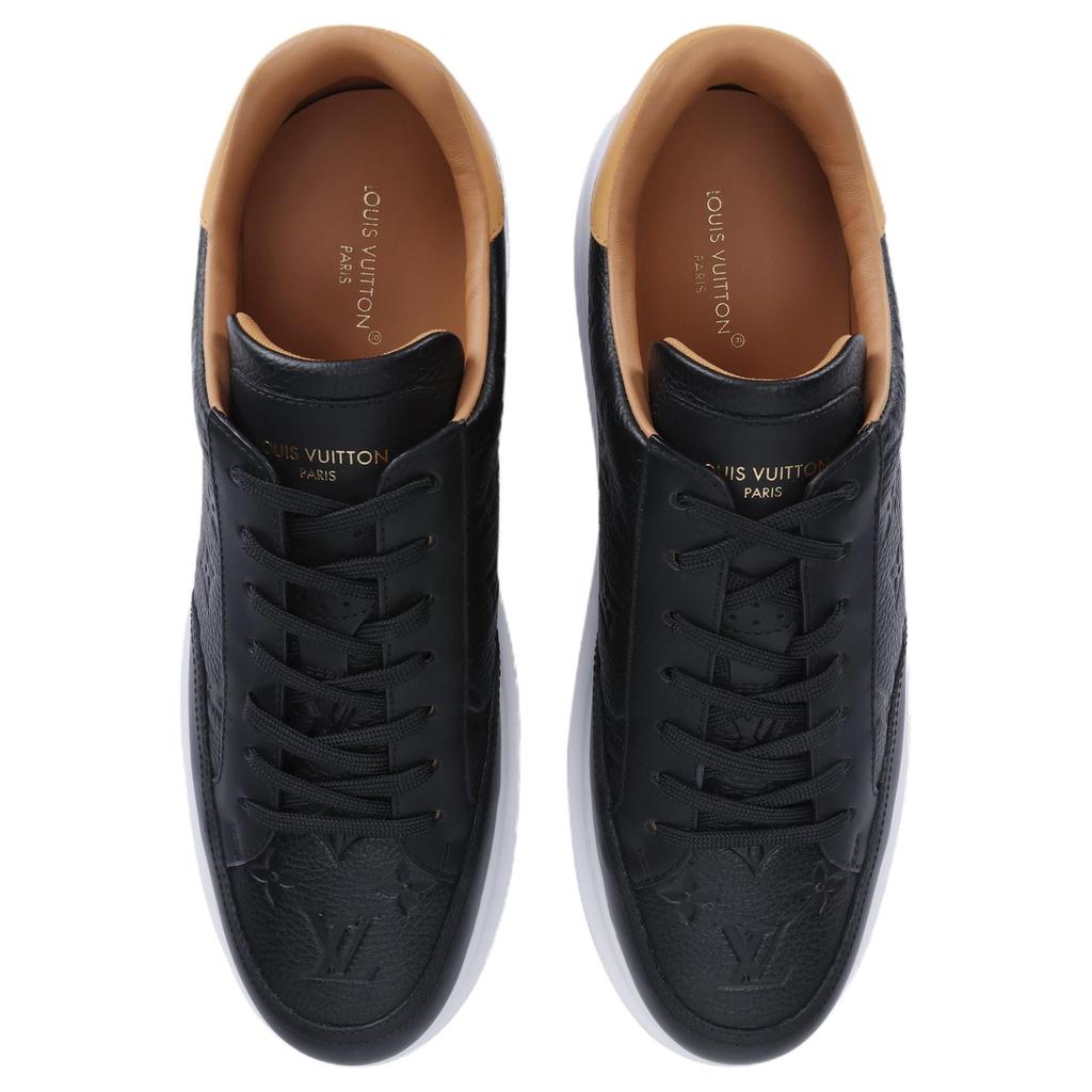 LOUIS VUITTON Beverly Hills Sneakers 'Black Monogram With Caramel Top' 1A7WGL