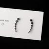 Banyan Tree S925 Silver Zircon Earrings - Elegant & Stylish Ear Hooks for Women