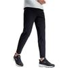 FILA Solid Color Slim Fit Straight Leg Knitted Sports Pants Men Bottoms Black A11M411608F-BK