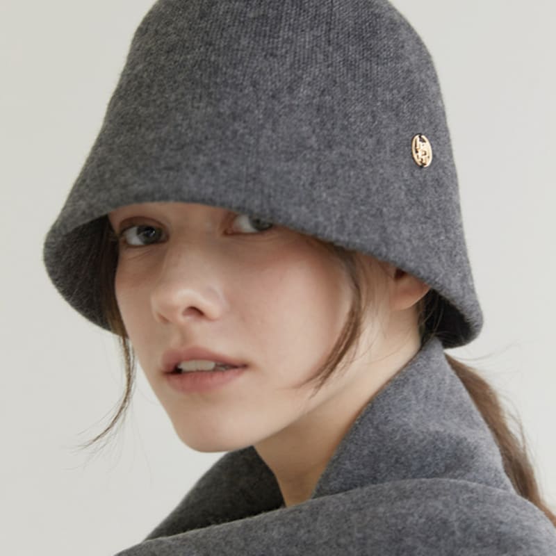 

шерстяная вязаная панама (C033_угольный) charcoal