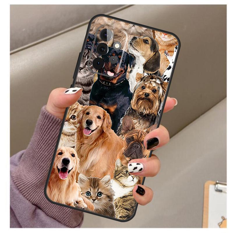 French Bulldog Beagle Dogs Pattern Case For Samsung Galaxy A51 A71 A12 A22 A32 A42 A52 A72 A50 A70 A21S A52S A03S Phone Cover