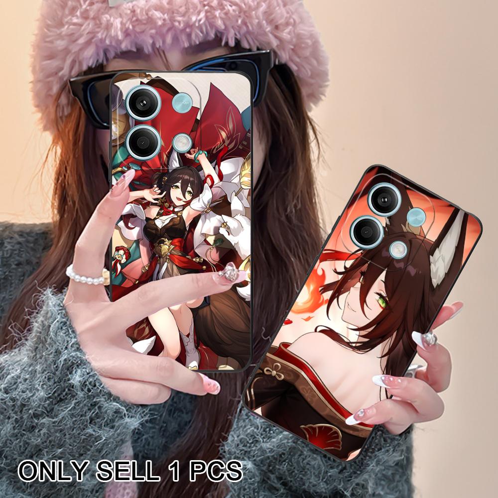 HSR Fugue Matte TPU Mobile Phone Case for Xiaomi Redmi Note 14 13 12 11 S Pro Plus 4G 5G Colorful Printing Cover