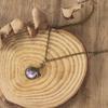 1Pcs Carving Blue Stone Accessories Vintage Bronze Color Dragonfly Women Necklaces And Pendants