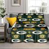 Green Bay Packers Fan Gear Portable Blanket/Soft Blanket Bedding Blanket Suitable for Travel Camping Living Rooms Offices Sofas Fan Gifts