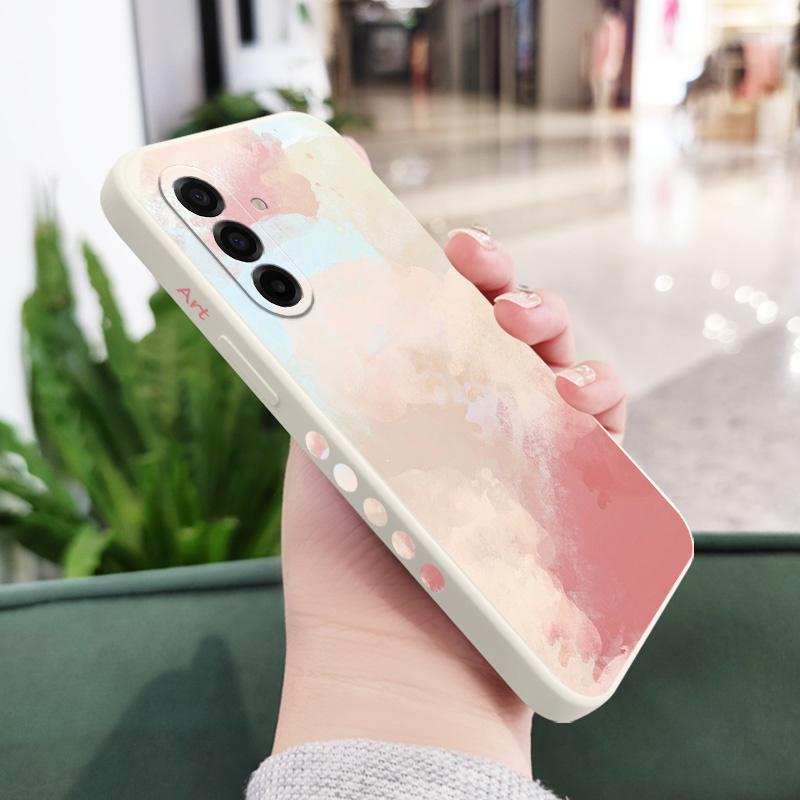 Artistic Patterns Phone Case For Samsung Galaxy A37 A57 Liquid Silicone Cover
