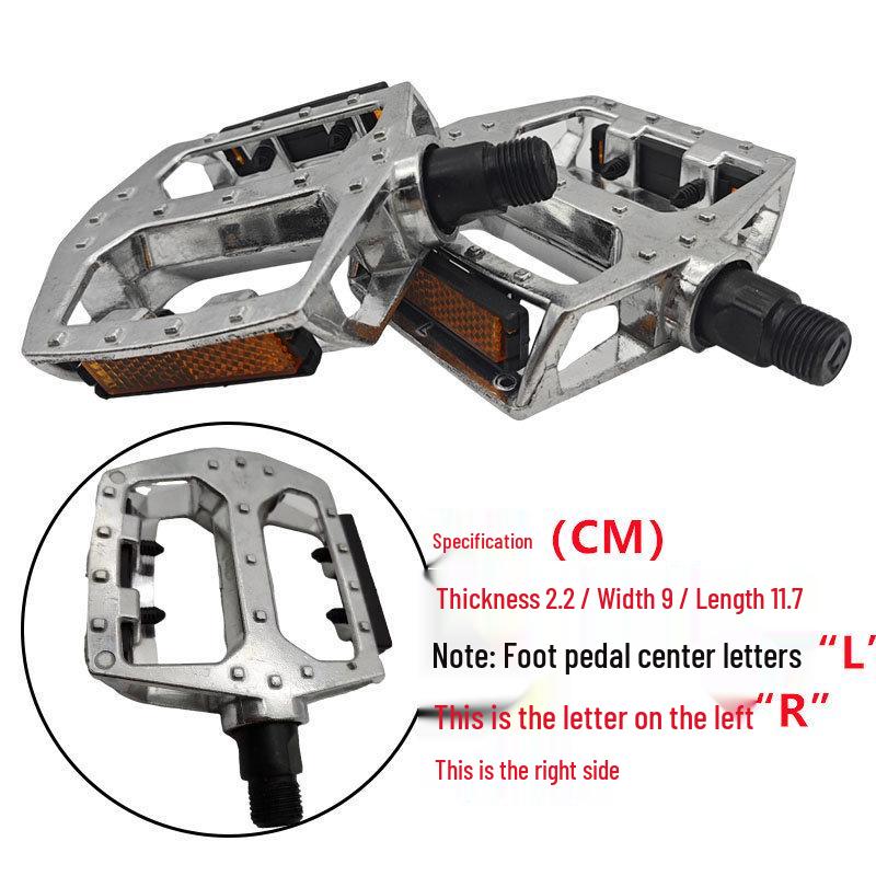 Non-Slip Plastic Mountain Bike Pedals with British-Made Aluminum Alloy and Ball Bearings