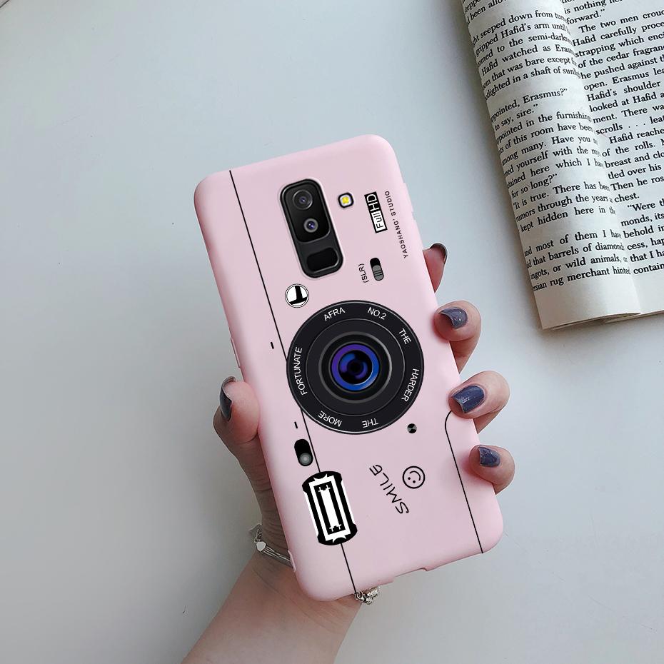 Daisy Flower Phone Case For Samsung Galaxy A6 Plus A6+ 2018 A605F Case Cover Cute Silicone Funda For Samsung A6 2018 A600F Case