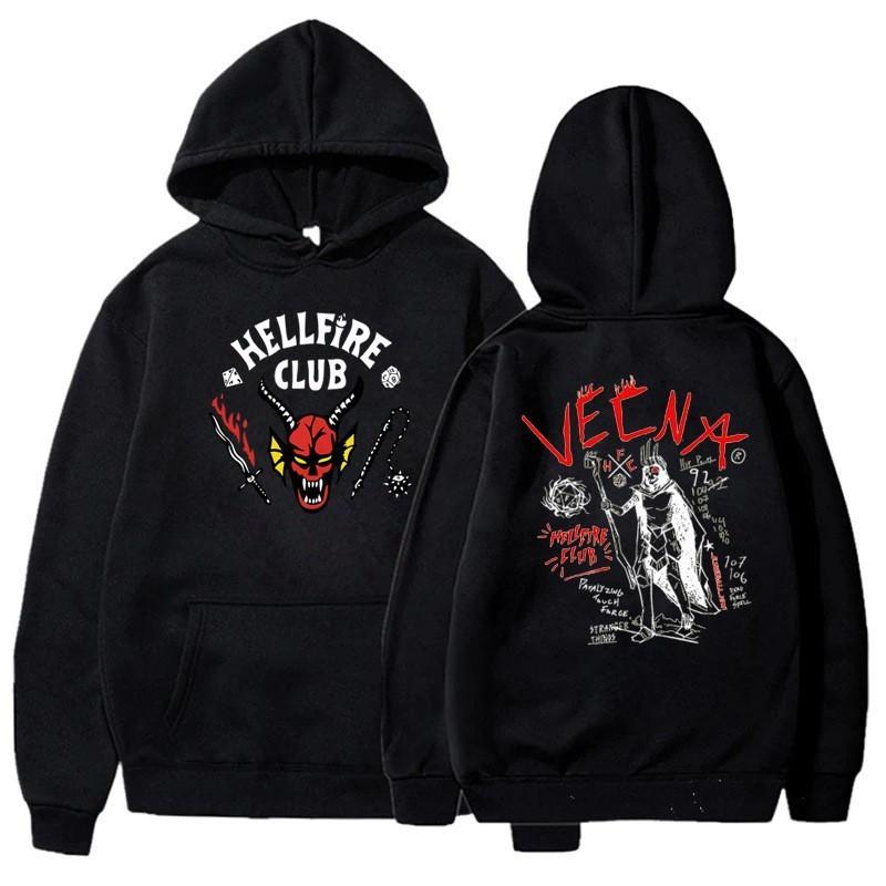Men's and Women's Fleece Sweater Jumper Hoodie Anime hoodieStranger Things4