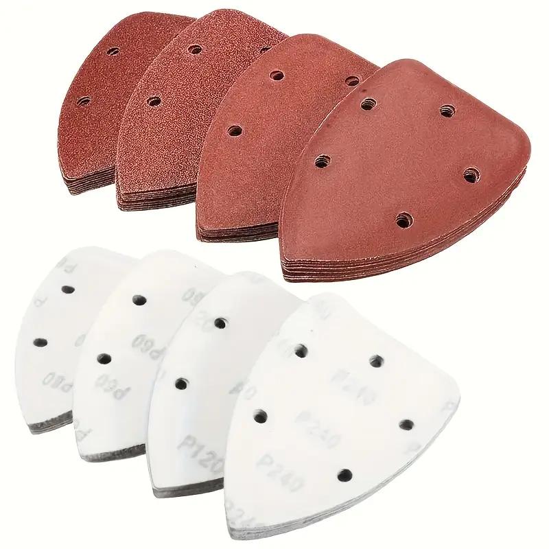 10/50Pcs Mouse Detail Sander - Use 60, 80, 120, 180, 240, and 320 grain sizes for professional results!