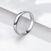 Buyee 925 Sterling Silber Partnerringe Glatter Einfacher Ring Finger für Männer Frauen Verlobung Eheringe Feiner Schmuck Kreis