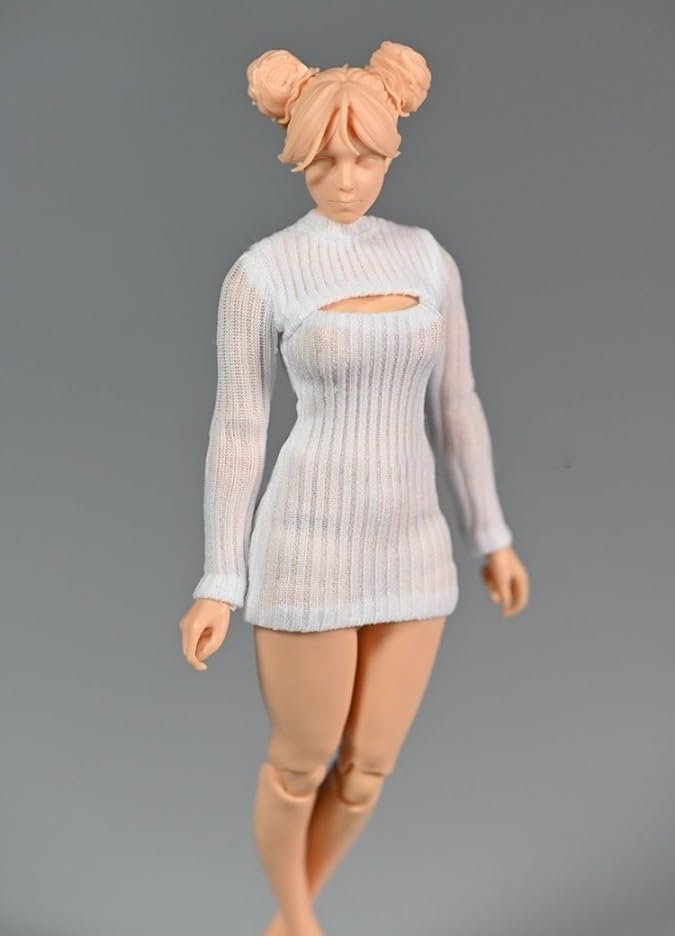 

Игрушки и хобби [TOYBARJAPAN] Специальное предложение: аксессуар для фигурки в масштабе 1:12: Подходит для тел TBLeague и Romankey и т.д.. Красивая женская модель с вырезами и воротником-стойкой, облегающая посадка