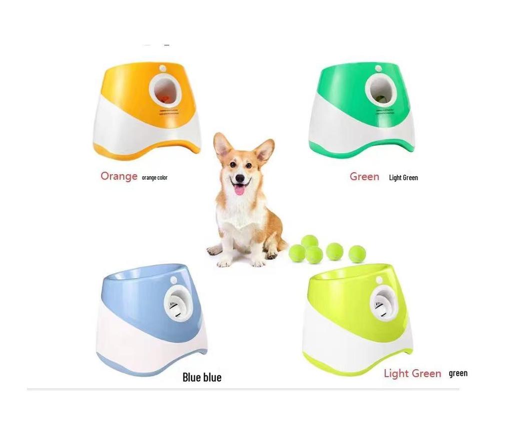 Smart Automatic Dog Ball Launcher - Outdoor Pet Toy Throwing Machine