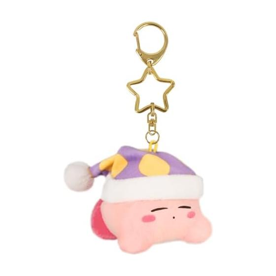 [Sanei Boeki] Plush Kirby Star Mini Mofu Mascot Keychain Sleep
