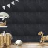 Navy and graphite glitter wallpaper for living room and bedroom 50x1000