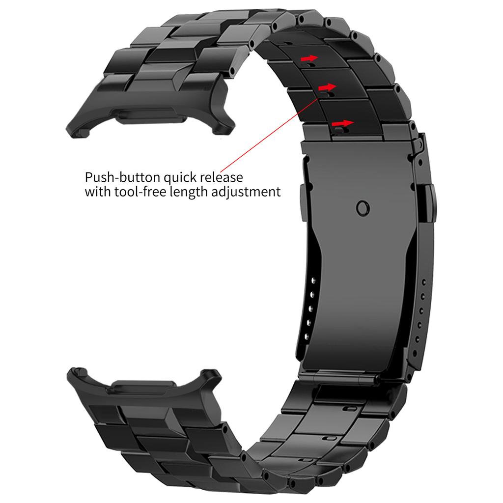 Cinturini in Titanio Braccialetto Business per Samsung Galaxy Watch Ultra 2 Cinghie di Lusso per Galaxy Watch 9 40mm 44mm 8 Classic 46mm
