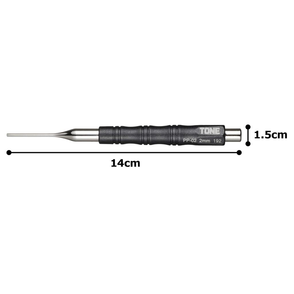 TONE Pin Punch Black PP-02 2mm