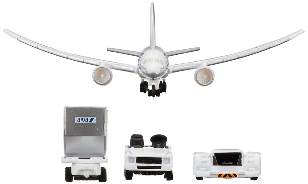 TAKARA TOMY Gift 787 Airport Set Mini Car Car Toy Male 3 years old and over Toy Safety Standards Passed ST Mark Certification TOMICA "Tomica ANA"