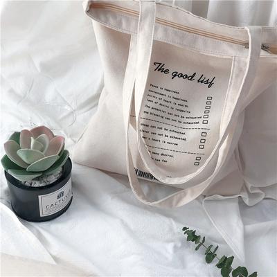 Large Capacity Canvas Tote Shoulder Bag Fabric Cotton Cloth Reusable Shopping Bag for Women Beach Handbags Shopper Bags