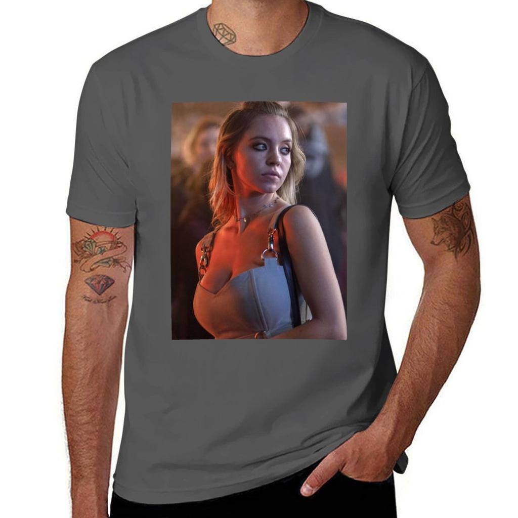 Sydney Sweeney Tshirt Streetwear Print Tee Shirt