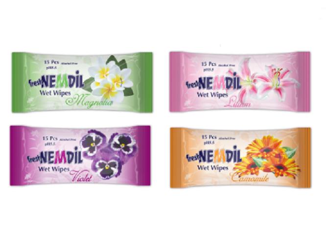 Freshmaker Nemdil Feuchttücher 15 Stück 1 Packung