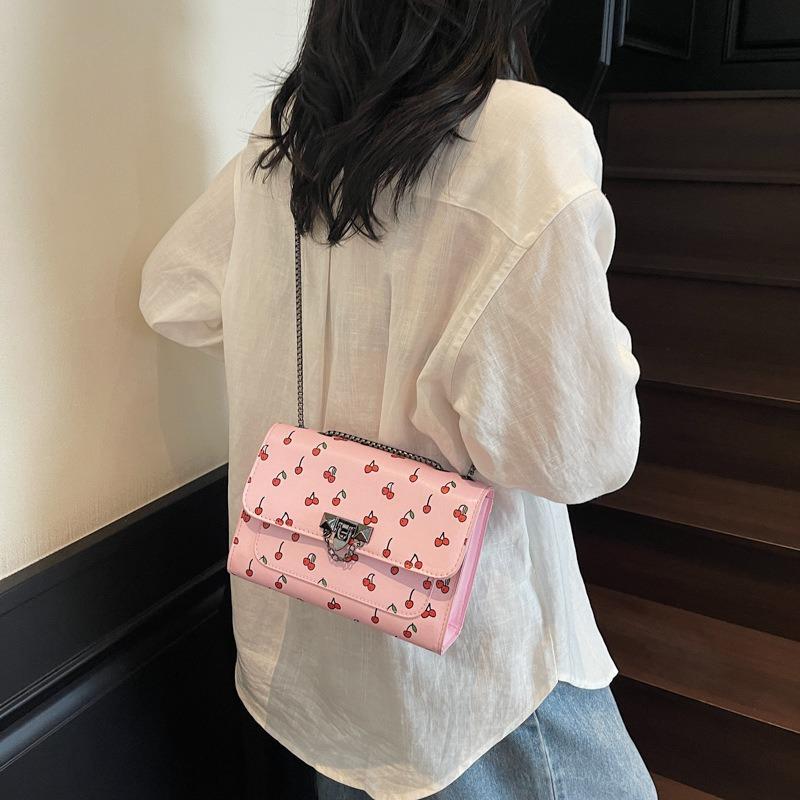 Summer New Niche Aesthetic Personality Trend Small Square Bag Fashion Simple Chain Shoulder Messenger Bag