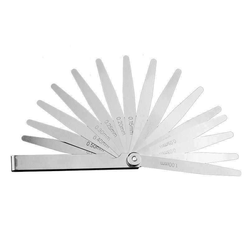High Precision Stainless Steel Feeler Gauge, 0.127-0.508MM