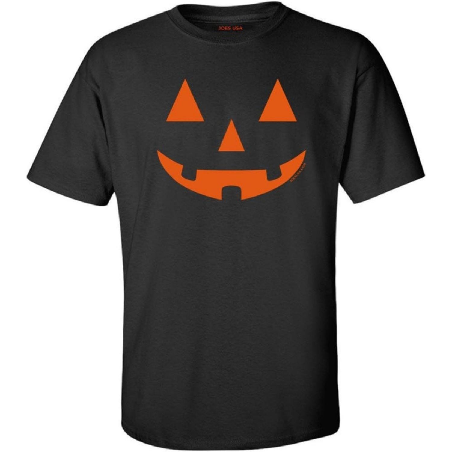 Jack O  Lantern Pumpkin Halloween Costume Orange T-Shirt-S S