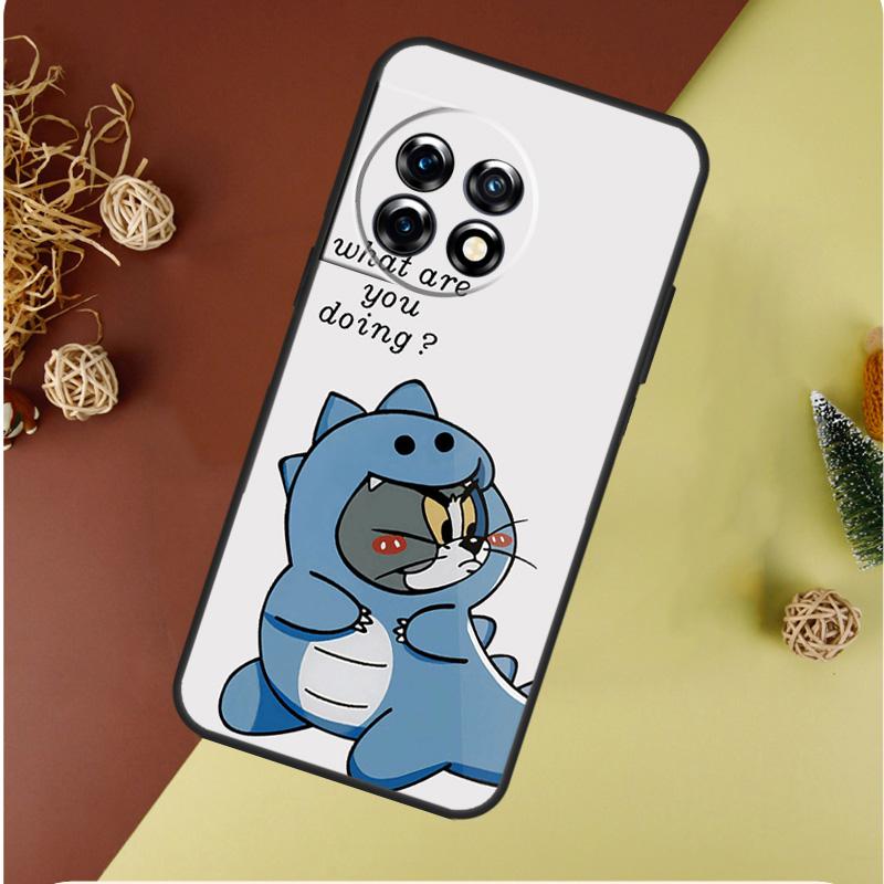Couple Matching Cute Dinosaur For OnePlus 13 12 11 12R 13R 9 10 Pro 8T 9RT 10T 10R Nord 4 CE 2 3 Lite N20 N30 Phone Case