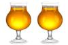 Morning Place German-Style Beer Glasses, Tulip Design, Craft Glass Cups, 500ml, Stylish Interior Decor (Set of 2)