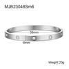Best Seller 2026 Personalized Women Jewellery  Custom Stainless Steel 18K Gold Plated Zircon Love Bangles Bracelets