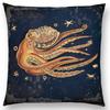 Luxurious Bird Blue Whale Hedgehog Moonlight Owl Bat Bee Octopus Cushion Cover Pillow Case