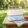 Leaf-proof Electric Heating Lunch Box Quick Heating Portable Insulated Lunchbox  For Office Workers
