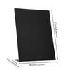 LShaped Desktop Display Board Wipeable Standing with Easel Stand Reusable for Classroom,