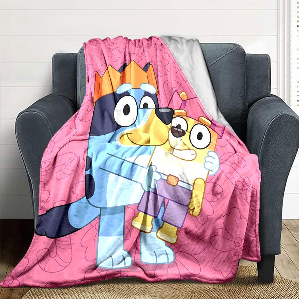 1pc B-Blucy Blanket, Gift, for Men and Women, Soft Blanket, Good for Sofa Bed Couch Travel, Lightweight Flannel Blanket