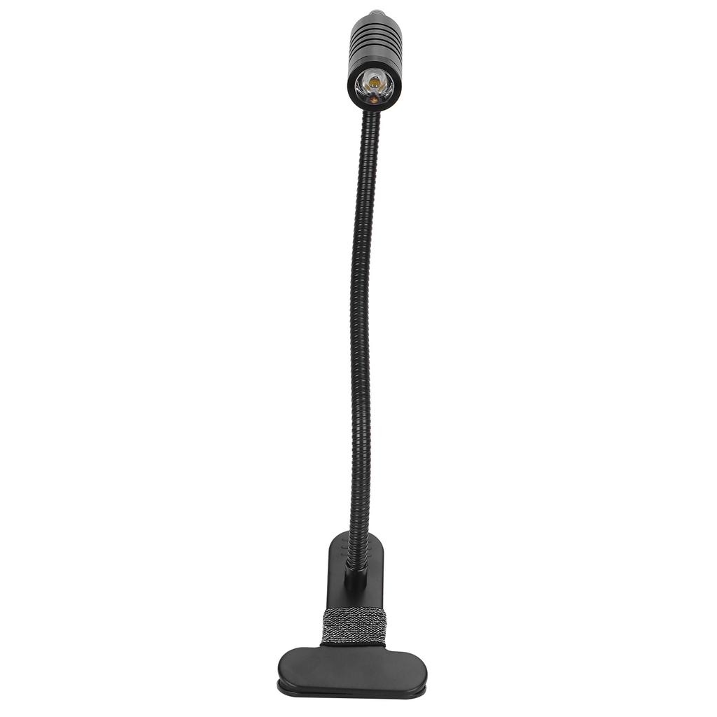 Student Reading Clipon Light 360 Degrees  Flexible Neck Lamp USB Power Supply Clamp Light
